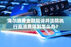 海尔消费金融起诉并法院